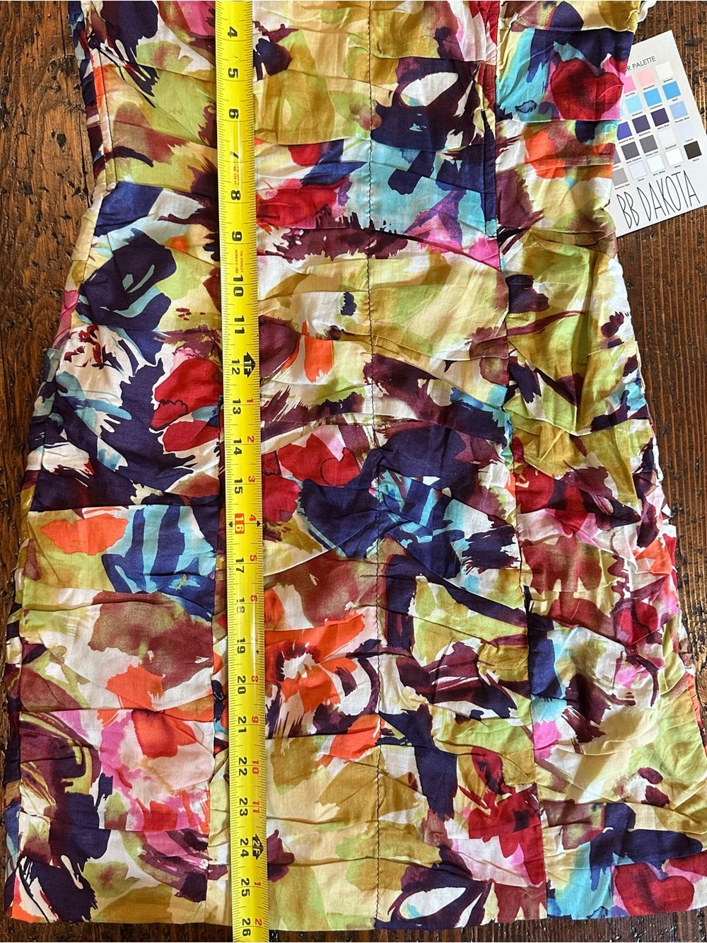 BB Dakota Multicolor Floral Mini Dress - Picture 7 of 8